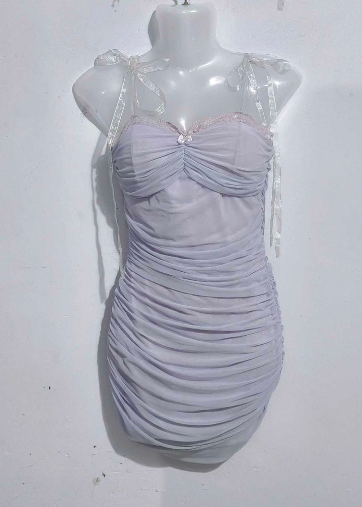 Cute Ruched Bodycon Dress