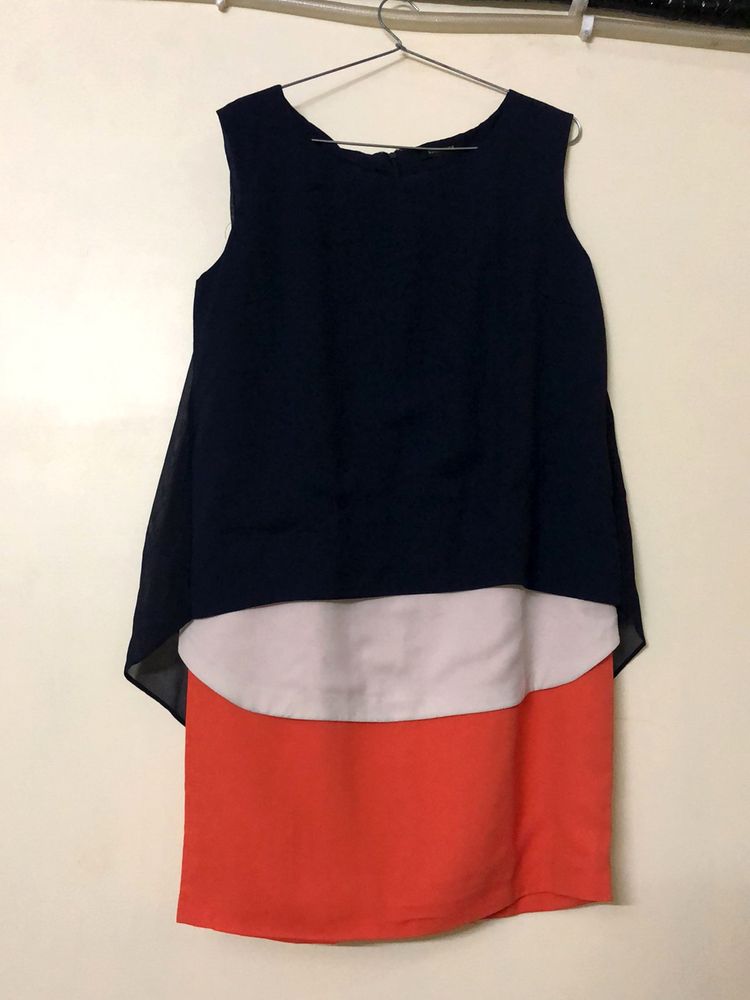 Fun Tricolour Summer Dress