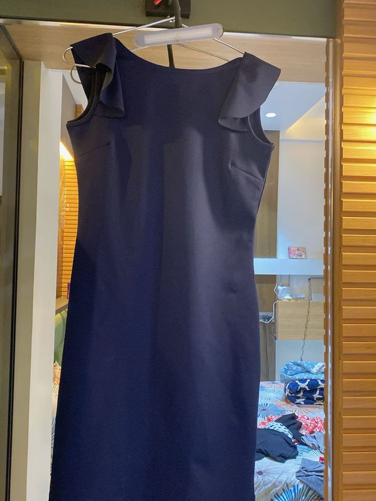 Elegant Navy Blue Dress