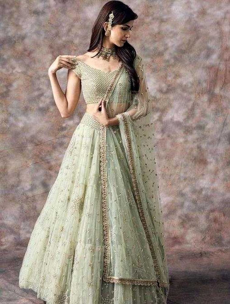 Floral Lehenga Choli With Beautiful Dupatta