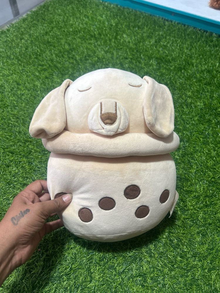 Niuniu Daddy Boba Plushies with Dog face-13.7inch
