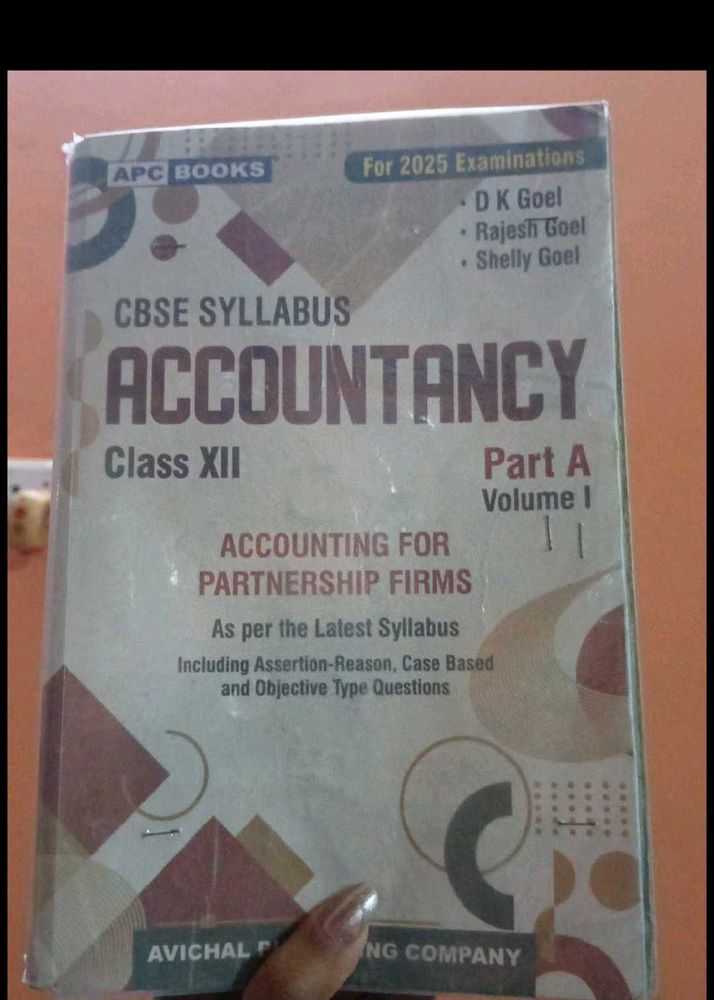 Free shipping...Accountancy Class XII part A  volu