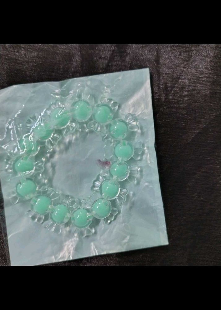 Mint Green Beaded Bracelet