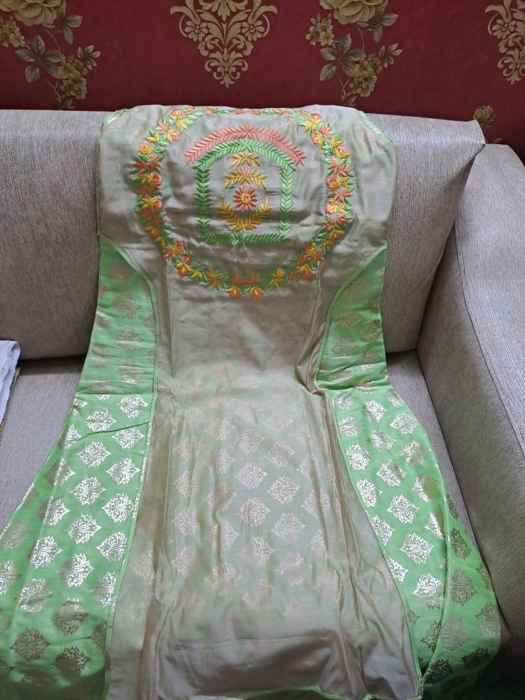 silk long kurti