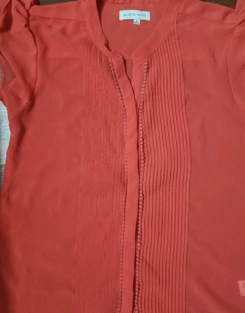 Austin Reed Coral Blouse