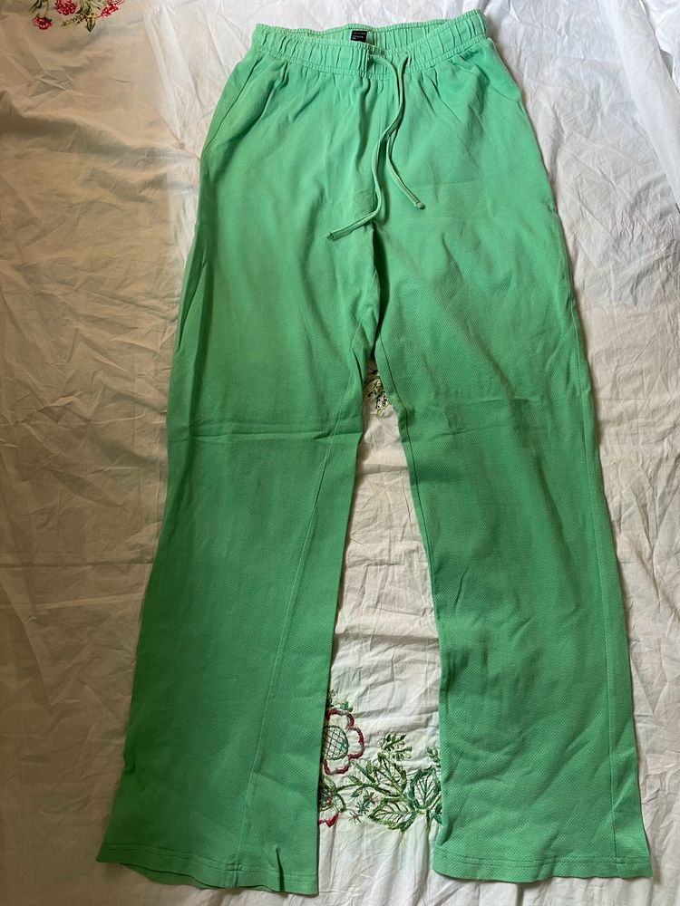 Forever 21 Wide Green Trouser