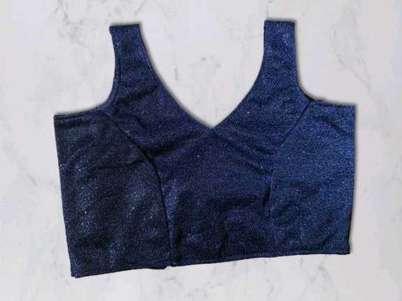 Sparkly Navy Blouse