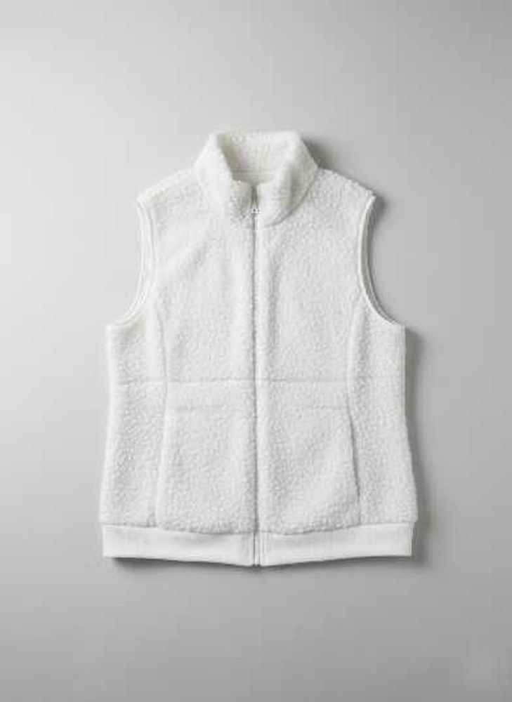White Sherpa Vest