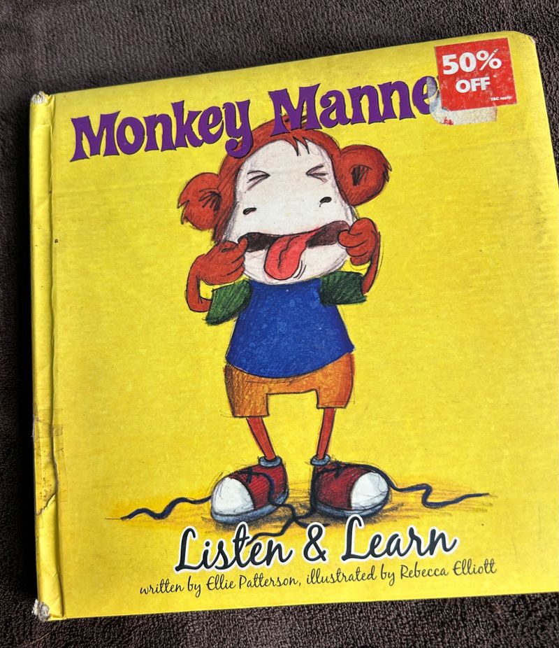 Board book - Monkey Manners