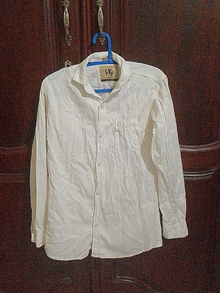 White Long Sleeve Dress Shirt