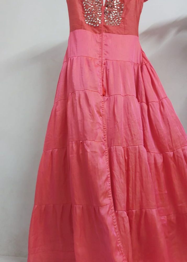 Tiered Pink Dress