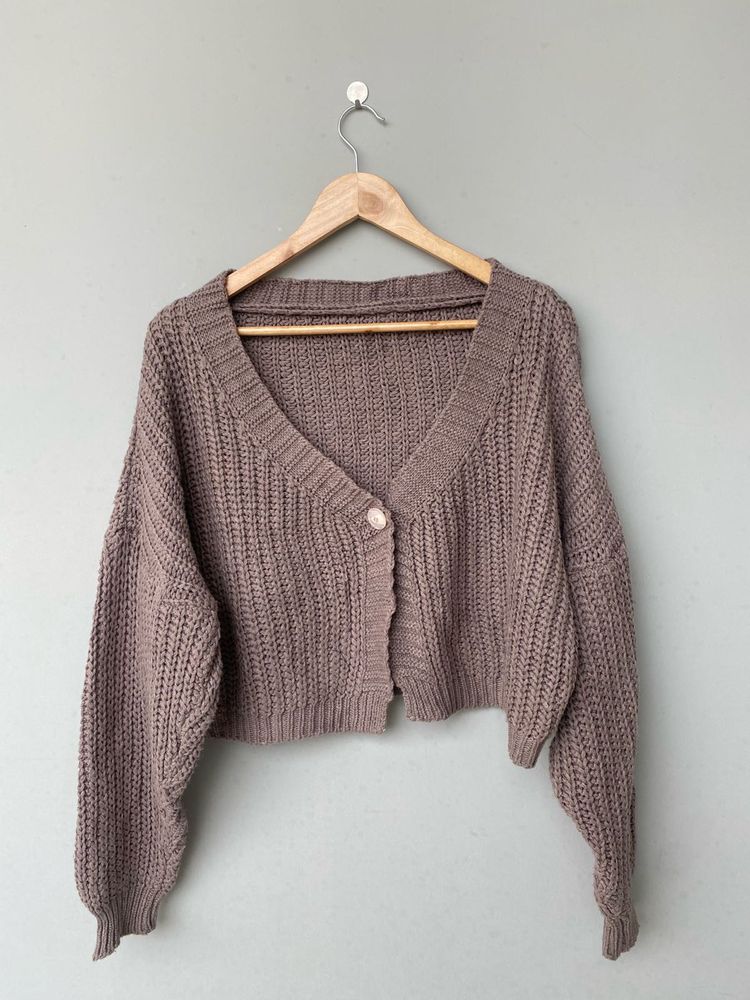 Chunky Cardigan.