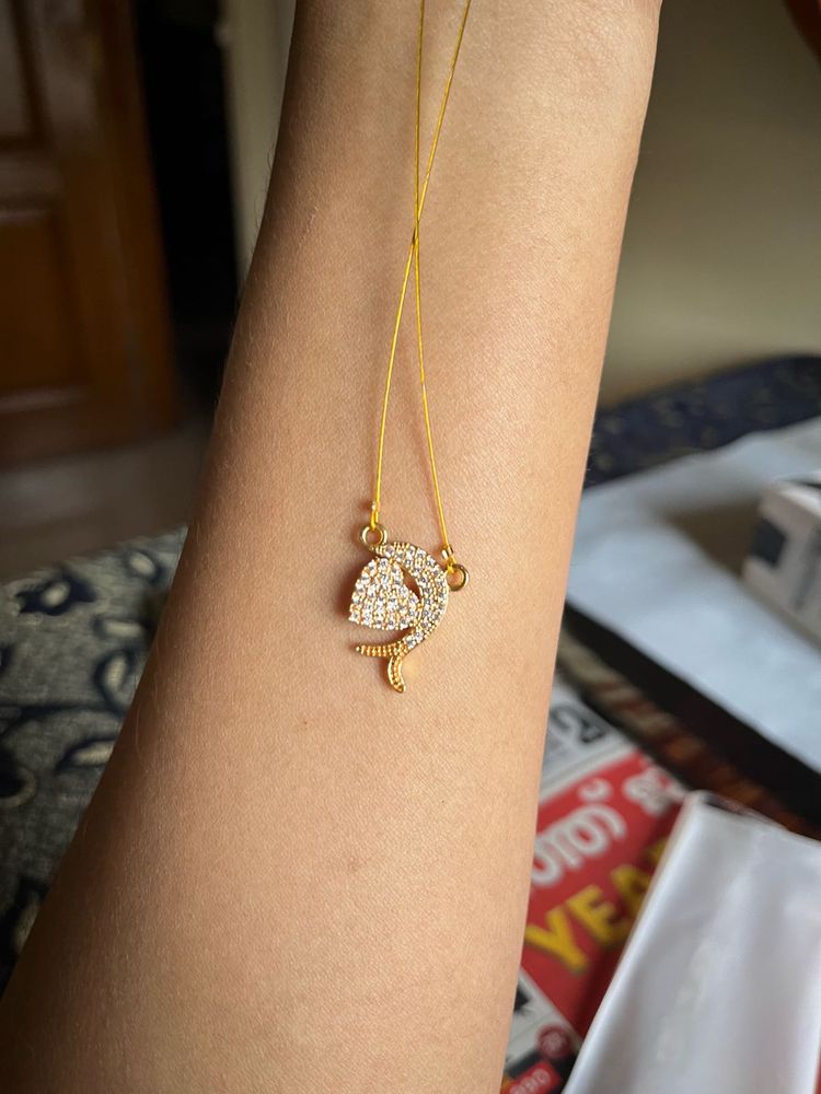 Sparkling Green Bangle Set with 2 neck chains