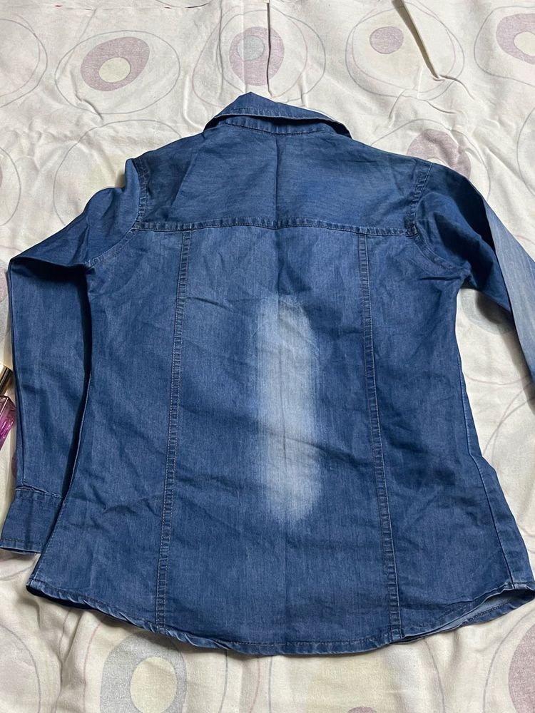 Formal Denim Look Shirt