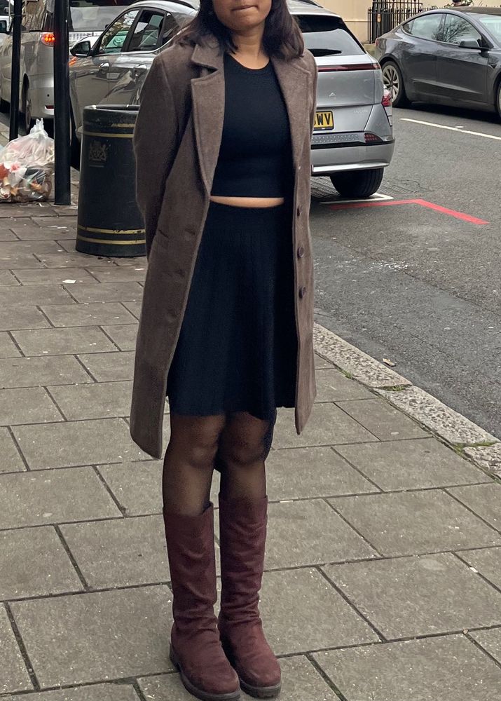 Zara Ribbed Crop Tank Tops - Black &amp; Beige (Set of