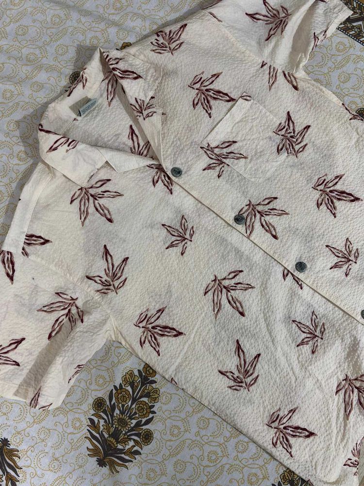 Casual FLORAL HALF SHIRT