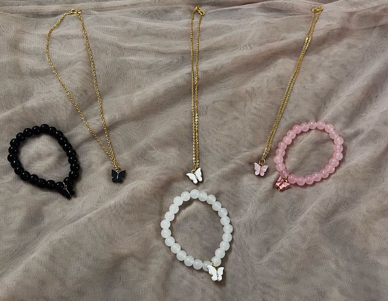 The Trio Set🖤🤍🩷