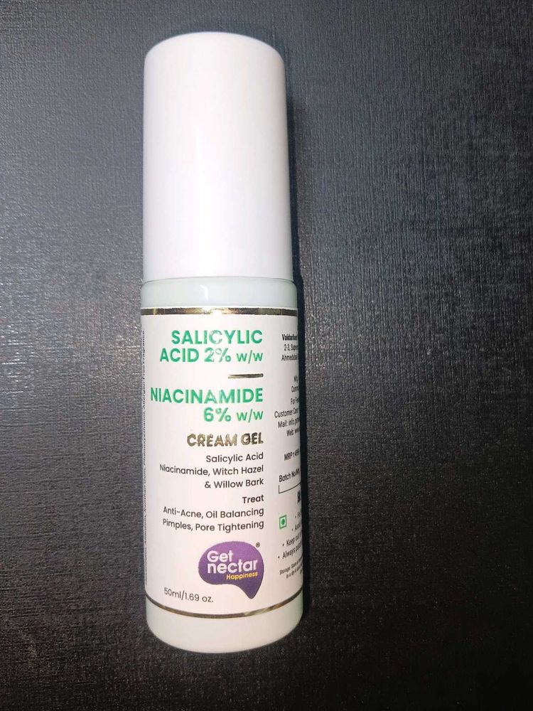 A 2% Salicylic Acid 6% Niacinamide Cream Gel