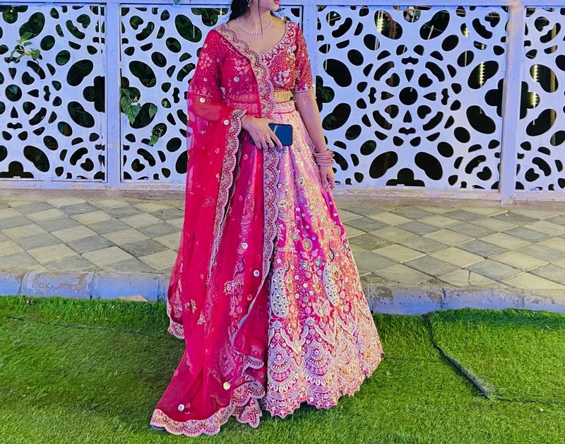 beautiful pink lehnga 🌸🌸