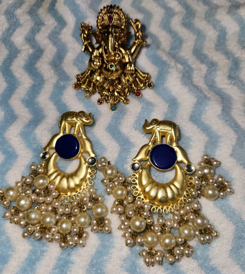 Earring And Ring Combo