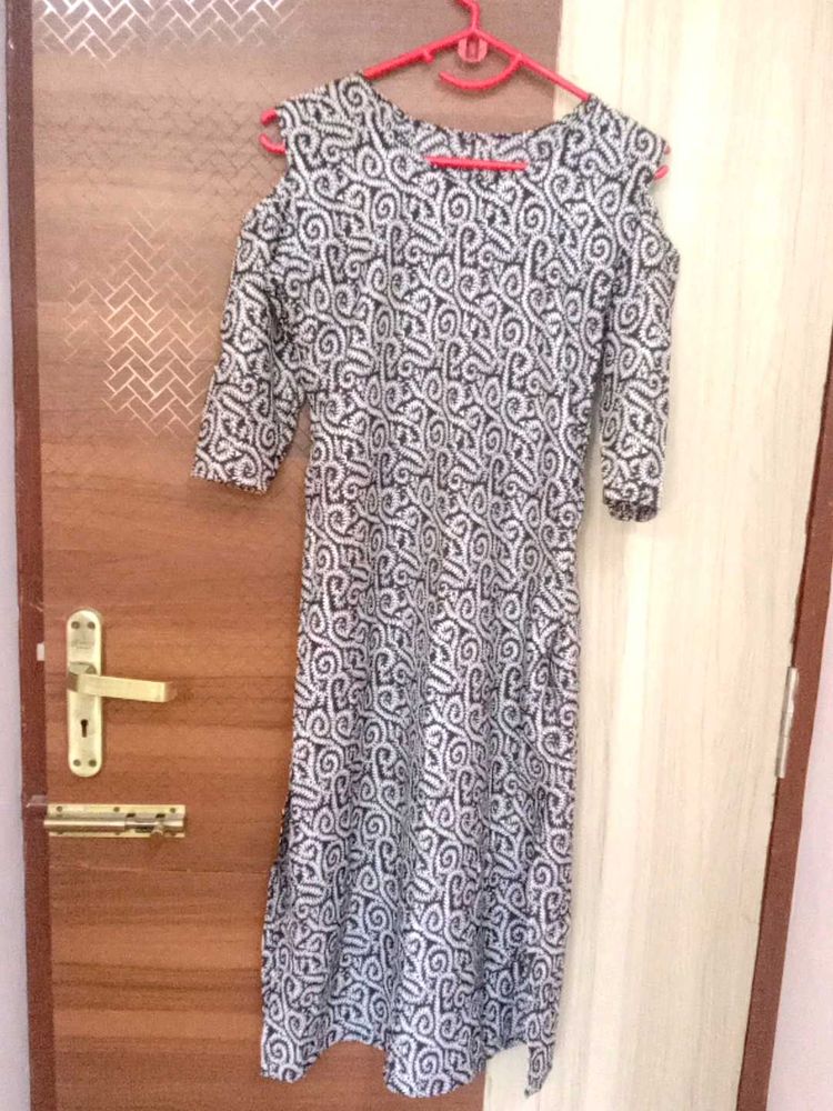 Black and White Dress