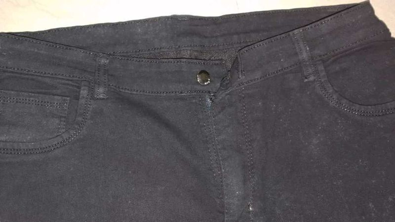 Black Denim straight Jeans