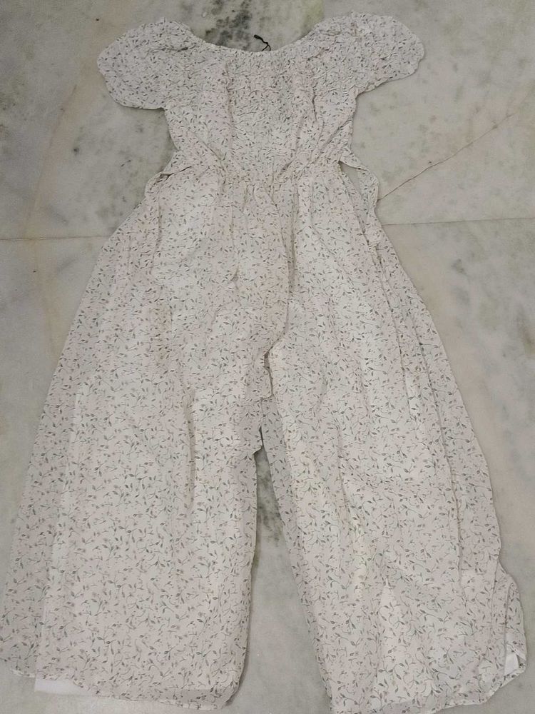 Floral Print Jumpsuit