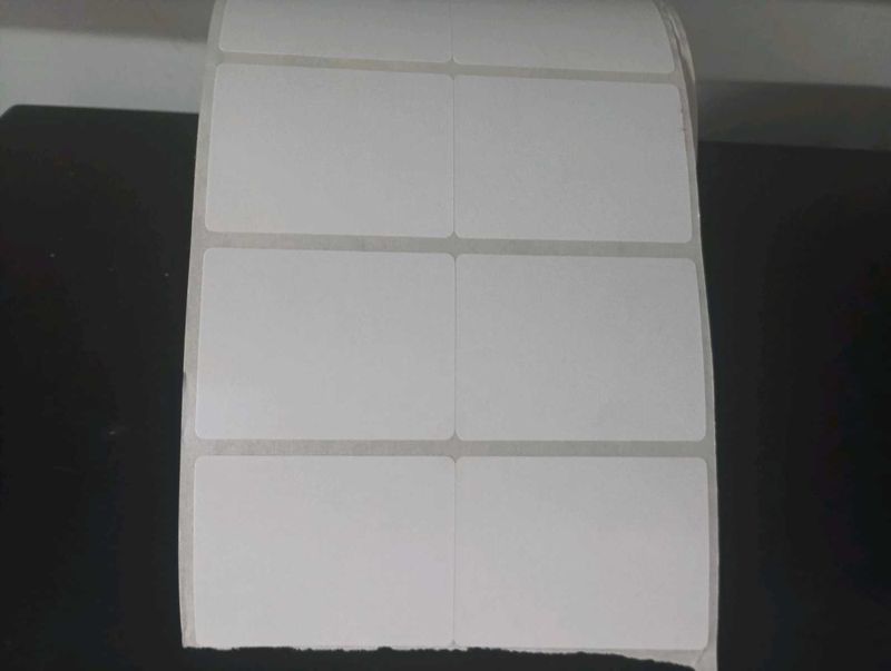 Blank White barcode Labels