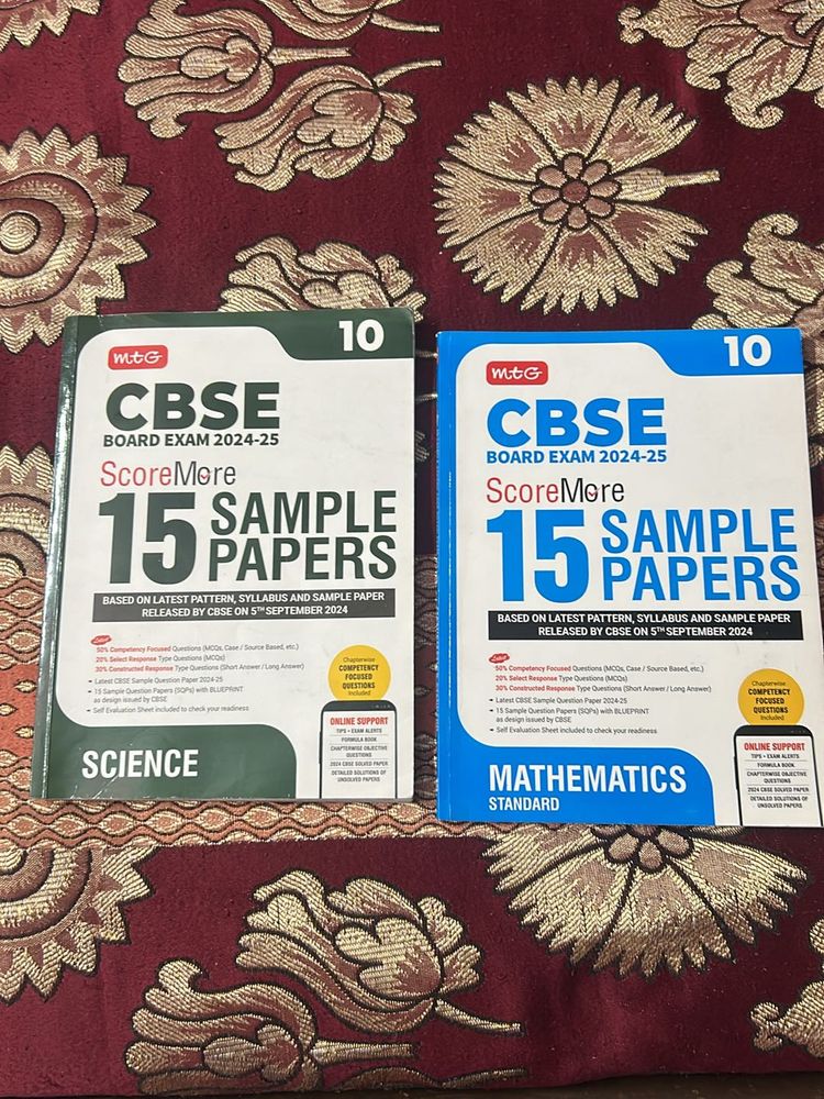 Class 10th Sample Papers Science And Maths Mtg
