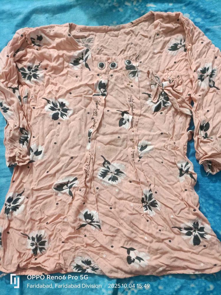 Floral Print Top pack 2