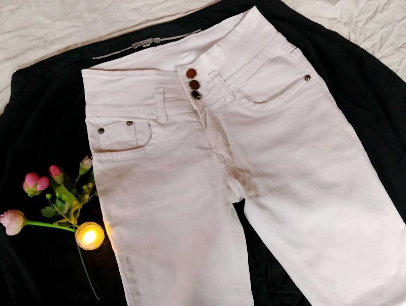 White Denim Jeans
