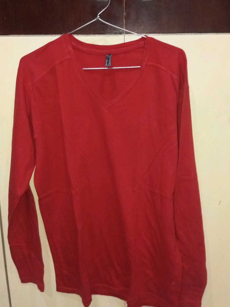 Red Long Sleeve T-Shirt