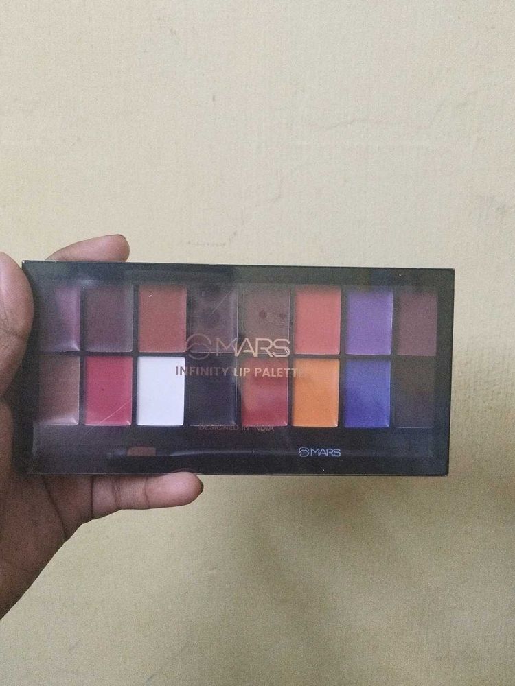 Mars Infinity Lip Palette 🎨 16 Shades Diy