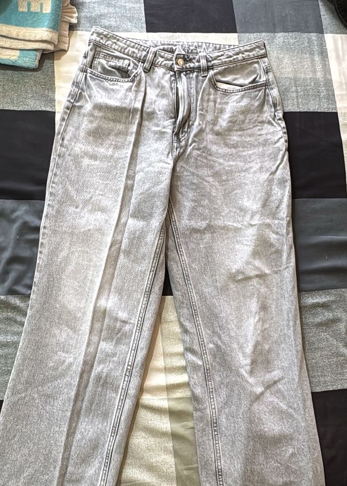 High Waisted Wide Leg Jeans
