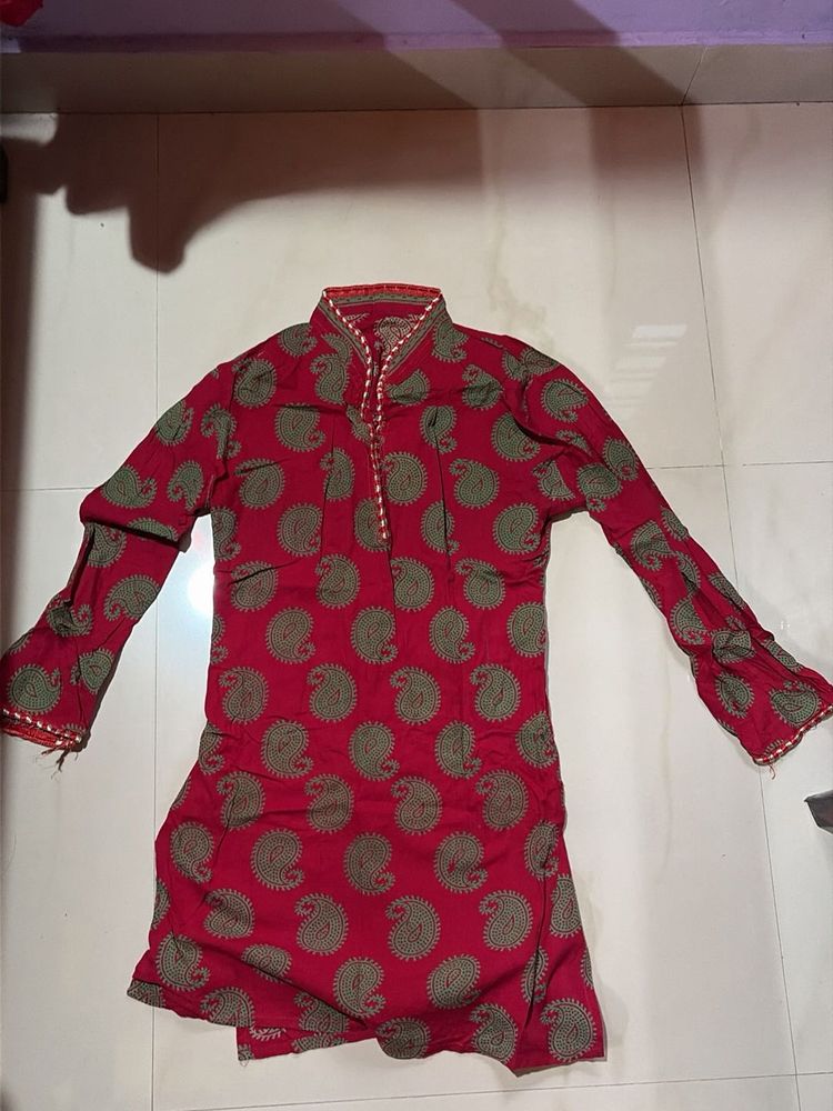 Paisley Print Kurta