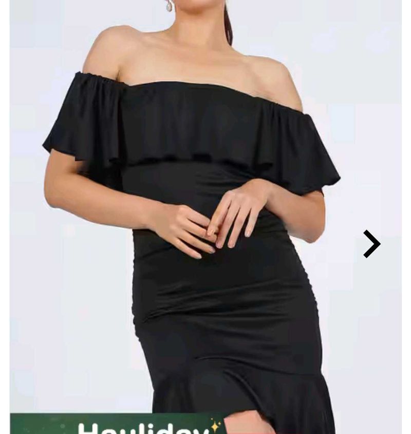 Elegant Off-Shoulder Bodycon Dress
