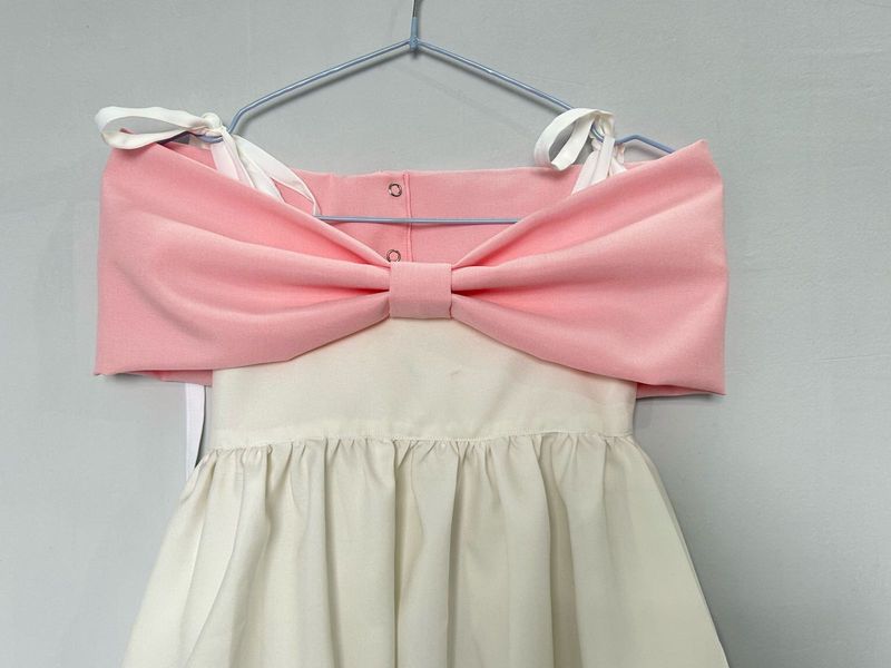 Cute Pink &amp; White Dress