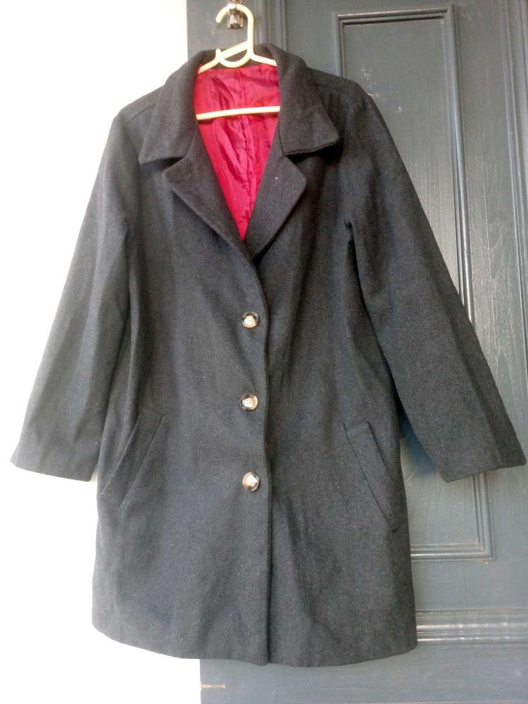 Elegant Wool Blend Coat