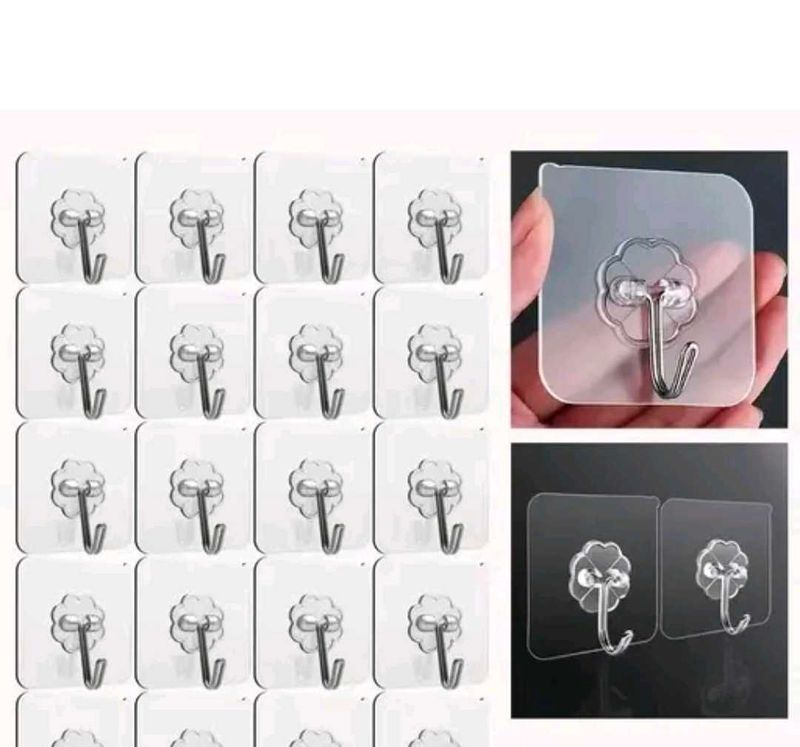 🆕Waterproof StickOnAdhesive Stronger Plastic Hook