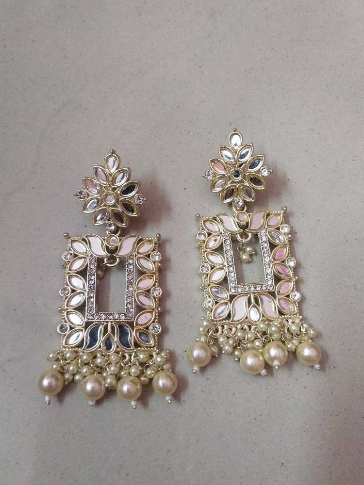 Elegant Pearl Drop Earrings