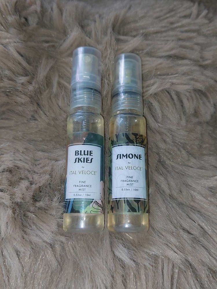 Ital Veloce- Blue Skies and Simone fragrance mist