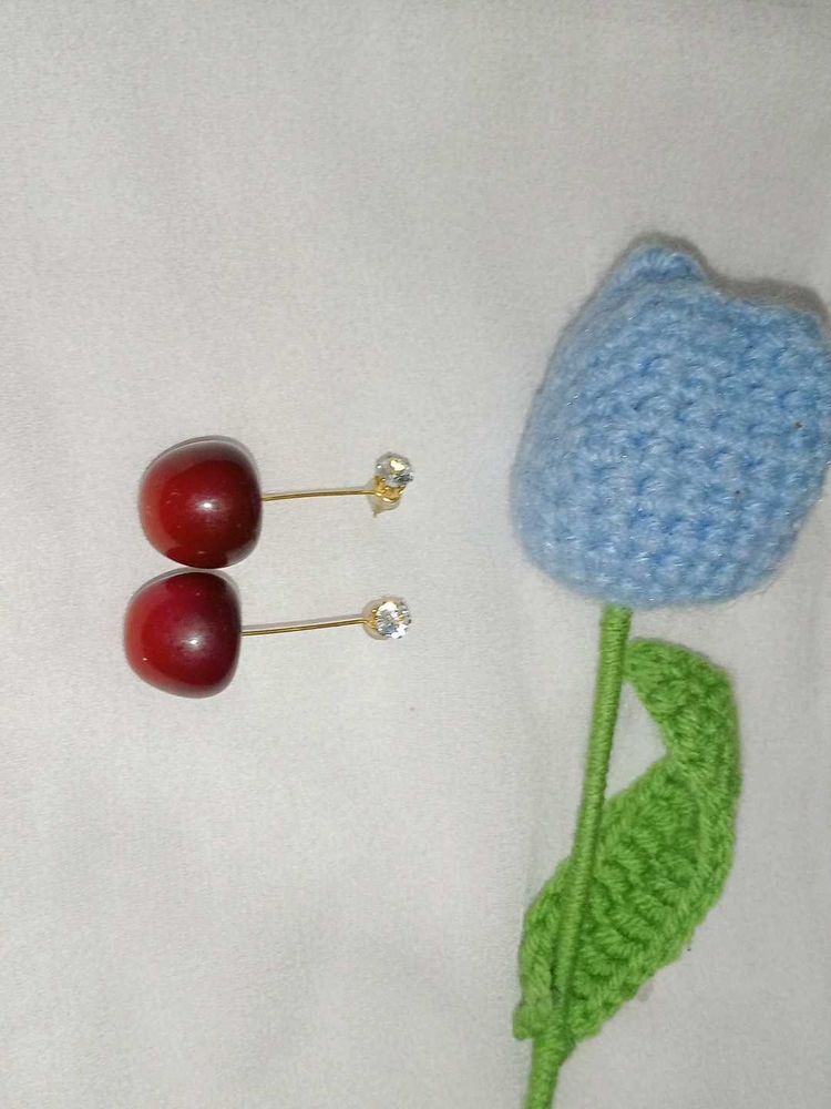 Cherry Stud Earrings