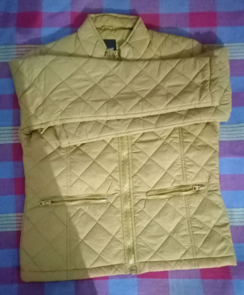 Yellow Padded Jacket Women