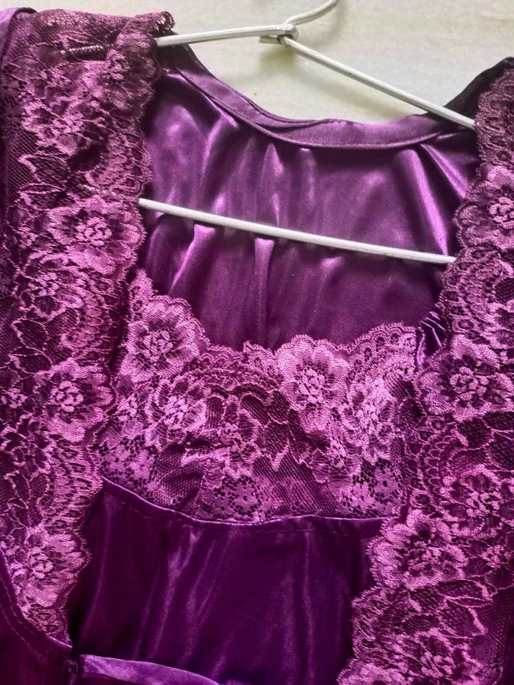 Elegant Purple Nightsuit