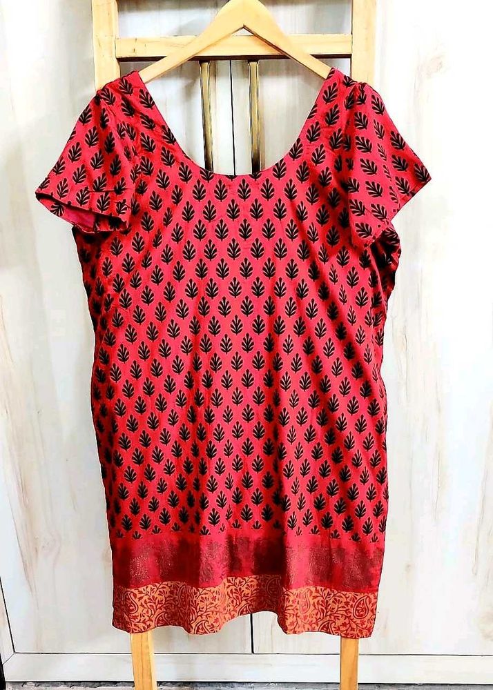 Silk Printed Kurti Size-42-44