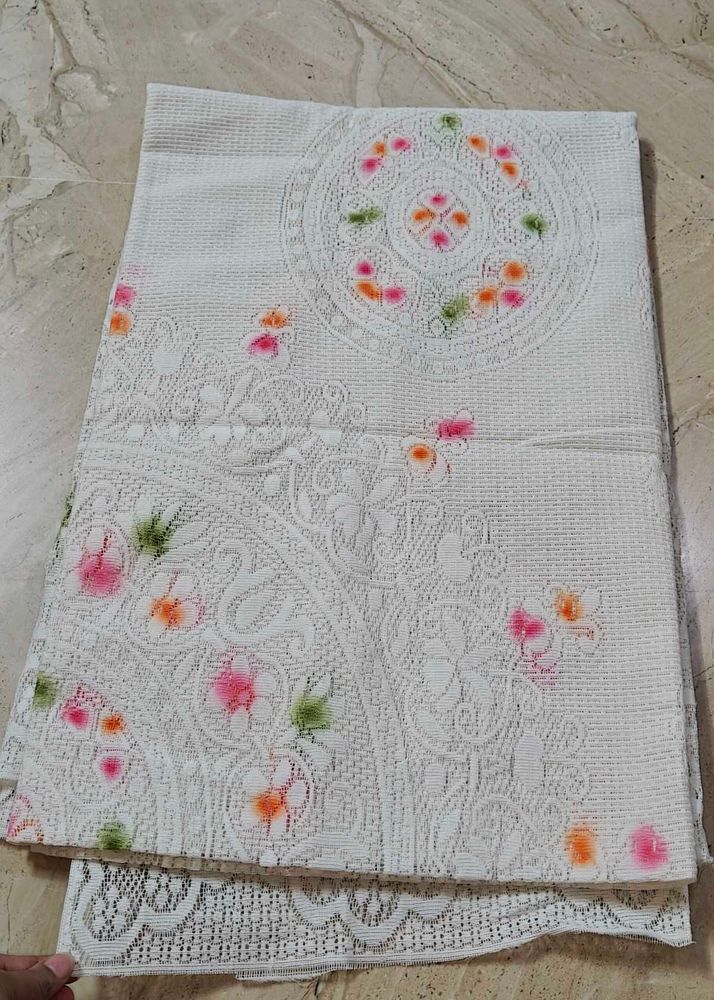 Floral Net Double Bedsheet