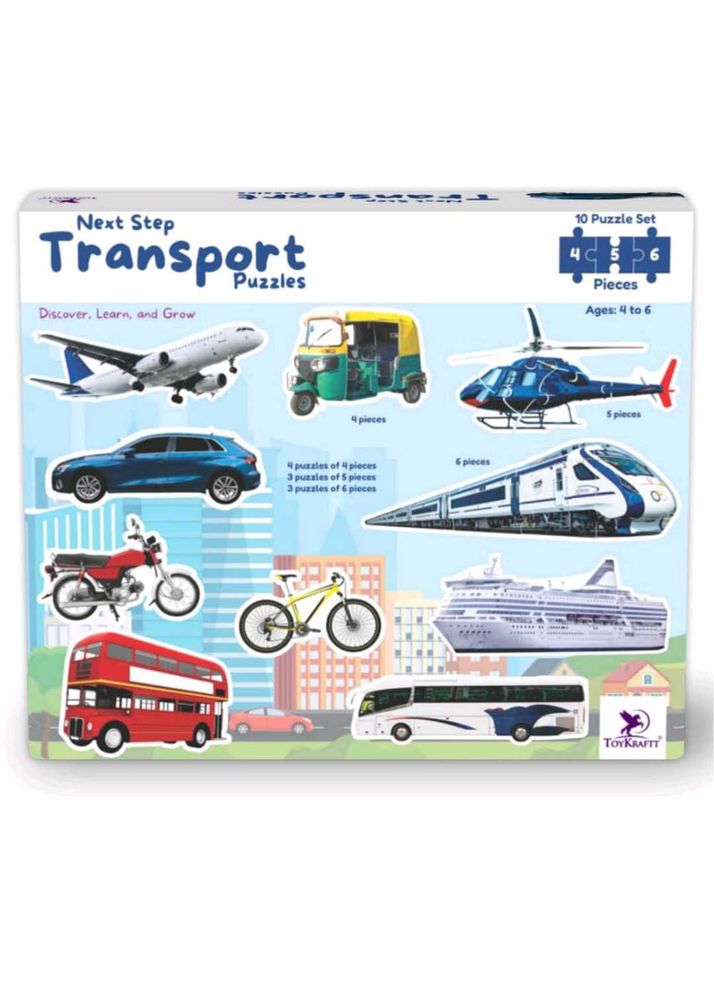 Toykraft Transport Puzzles Set