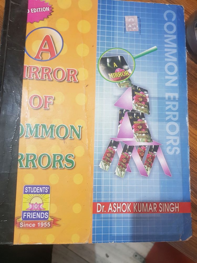 A Mirror Of Common Errors Book English Grammar