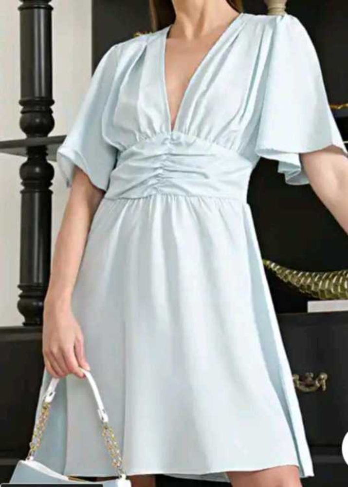 Light Blue Mini Dress