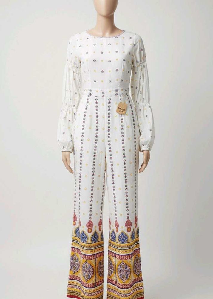 Pannkh Print Jumpsuit(XS)